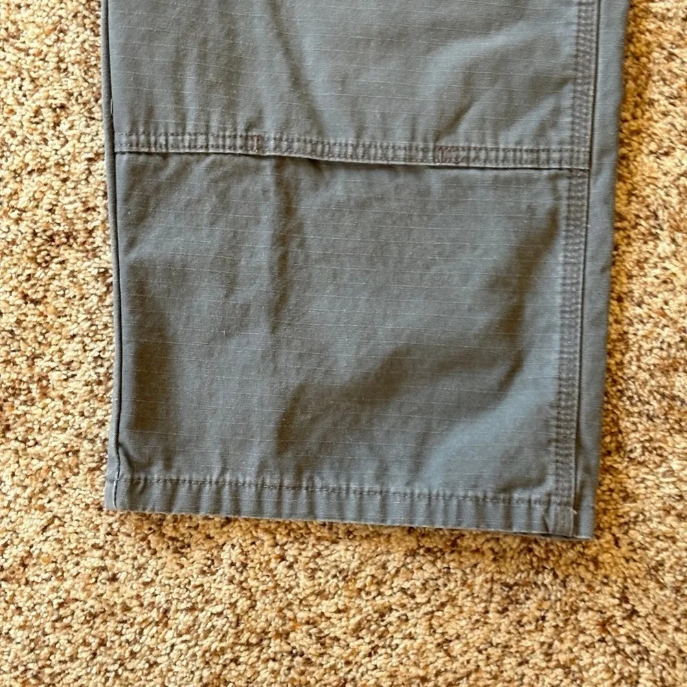 Wrangler Men Cargo Pants Workwear Ripstop Tactical 42x30 Gray Reinforced Pockets